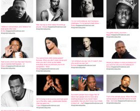 Rappers with No Brows and Inspirational Quotesw