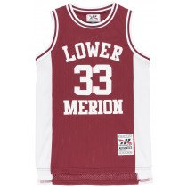 Kobe Bryant Lower Merion High School #33 Black Mamba Mesh Mens Maroon Headgear