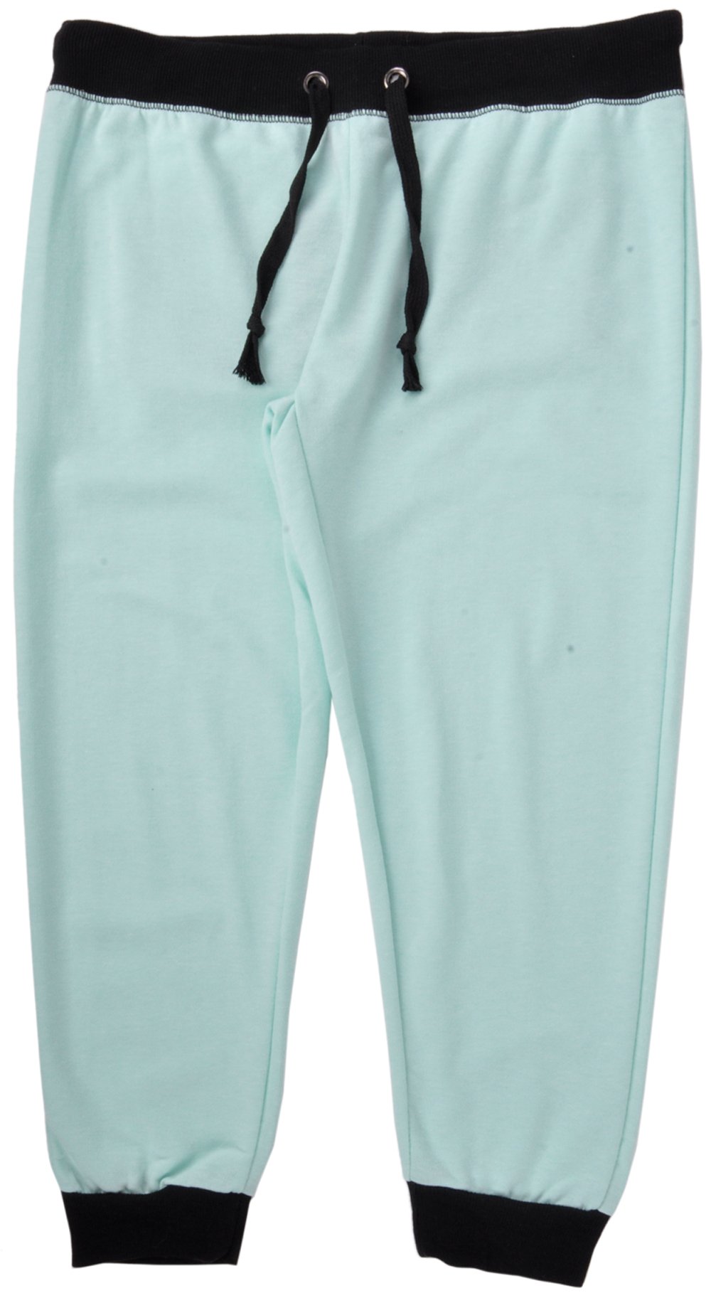 Jogger Capri Pants Womens French Terry Casual Yoga Sweatpants Coco Limon Mint