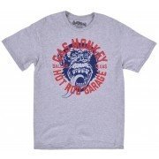 Gas Monkey Garage T-Shirt Loud N Fast Hot Rod Gray Cotton Authentic Tee Mens