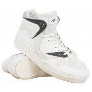 Article Number Sneaker High Top Shoe Leather Cushion Support Mens White