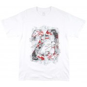 23 Deep T-Shirt White Streetwear Sneaker Parody Top Mens Regular Fit