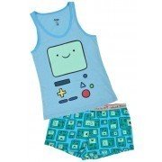 Adventure Time Pajama Set Beemo 2 Piece Cami Tank Boxer Shorts Cartoon Network