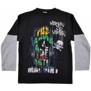 Kids Looney Tunes Marvin The Martian Long Sleeve Shirt Boys Ages 7 to 12