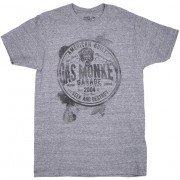 Gas Monkey Garage T-Shirt Heather Grey American Built Men's Regular Fit