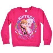 Disney Frozen Crewneck Sweater Girls Age 9-13 Sisters Forever Disneyland Pink