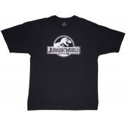 Jurassic World T-Shirt Black Plus Size Mens Movie Top