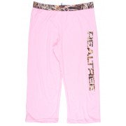 RealTree Max-4 Capri Pants Pink Gym Bottoms Capris Pajama PJ Sleep Bed Pink