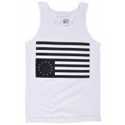 Black Scale Flag Tank Top Muscle Shirt Sleeveless Mens BLVCK SCVLE White S-2XL