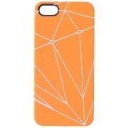 Diamond Supply Co Iphone 5 5S Case Logo Grid Cell Snap On Orange Authentic