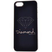 Diamond Supply Co Iphone 5 5S Case Logo Gloss Metallic Snap On Protector Black