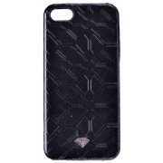 Diamond Supply Co iPhone 5 5S Case Logo Cell Split Leather Snap On Black