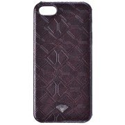 Diamond Supply Co iPhone 5 5S Case Logo Cell Split Leather Snap On Burgundy