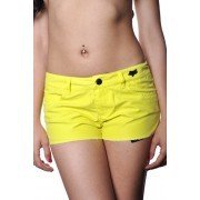 Fox Racing Board Shorts Syren MX BMX Bottoms Swim Yellow Petite Womens Authentic