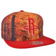 Houston Rockets Forest Camo Snapback Hat Mitchell Ness Official Licensed Cap