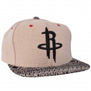 Houston Rockets Hemp Crown Snapback Hat Mitchell Ness Strapback Licensed NBA Cap