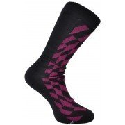 Richer Poorer Socks Distortion Athletic Knit Crew Cushion Foot Mens 6-12 Black