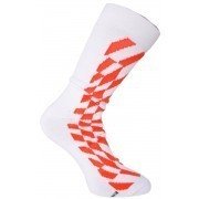 Richer Poorer Socks Distortion Athletic Knit Crew Cushion Foot Mens 6-12 White