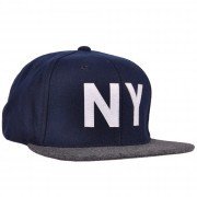 The Hundreds NY King Strapback Hat Navy Mens