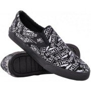 Homies Slip On Shoes Brian Lichtenberg Black Sneaker Womens Authentic 5-10
