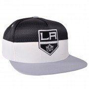 Los Angeles Kings Half Court Snapback Hat Mitchell Ness Licensed NHL Mesh Logo