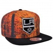 Los Angeles Kings Forest Camo Snapback Hat Mitchell Ness Licensed NHL LA Cap