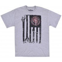 Gas Monkey Garage Tool Flag T-Shirt Heather Grey Mens Size Small