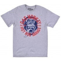 Gas Monkey Garage Hot Rod T-Shirt Heather Gray Mens Small