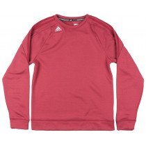 Adidas Performance ClimaWarm Crewneck Sweatshirt Pullover Mens Heather Red