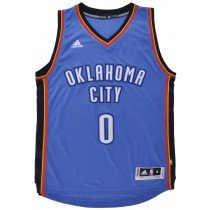 Adidas Oklahoma City Thunder Russell Westbrook Jersey Swingman Authentic Shirt