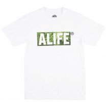 Alife Colombia Box T-Shirt White Marijuana Regular Fit Size XL Mens