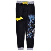 Batman Jogger DC Comics Black Mens Lounge Pants Dark Knight Authentic Medium