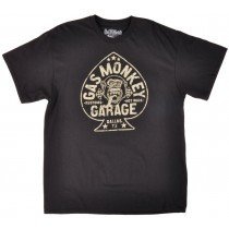 Gas Monkey Garage Tee Shirt Cotton Short Sleeve Black Racing Authentic Mens