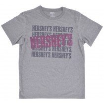 Hersheys Pajama Sleepwear Tee Shirt Top Mens PJ Loungewear Heather Grey S-XL