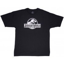 Jurassic World Movie T-Shirt Black Mens
