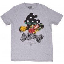 Super Mario Bros Tee Shirt Silhouette Nintendo Gray Multi Full Authentic Mens