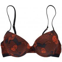 Spiderman Bra Wire Padded Marvel Intimates Black Red Superhero