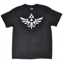 Legend of Zelda Shirt Skyward Sword Triforce Nintendo Mens Top Black Small-4XL