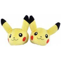 Pikachu Slippers Pokemon Plush Yellow Nintendo Unisex Adult Authentic S-XL