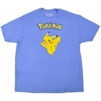 Pokemon Pikachu Tee Shirt Nintendo Short Sleeve Authentic Mens Blue 2XL