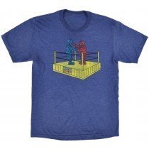Rock Em Sock Tee Shirt Robots Mens Navy Game Authentic Apparel Fashion S-2XL