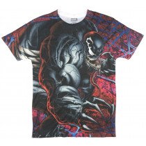 Marvel Comics Venom Sublimated T-Shirt Mens Regular Fit