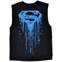 Boys Superman Tank Top Muscle Shirt Kids DC Comics