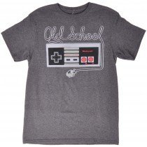 Nintendo Tee Shirt Tangled Controller Charcoal Licensed Top Authentic Mens S-2XL