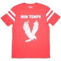 True Blood Bon Temps T-Shirt Louisiana  #7 Heather Red Mens HBO Television