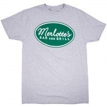 True Blood Merlottes Bar and Grill T-Shirt Heather Grey HBO Licesned Mens Large
