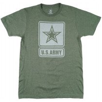 United States Army T-Shirt Military Green Short Sleeve USA America Air Force Top