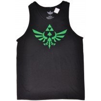 Legend of Zelda Triforce Tank Top Muscle Shirt Nintendo Mens Authentic Black