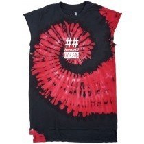 Been Trill High Def Razor-Cut T-Shirt Tie Dye Red Black Mens