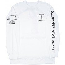 Been Trill Injustice Long Sleeve Shirt Mens White